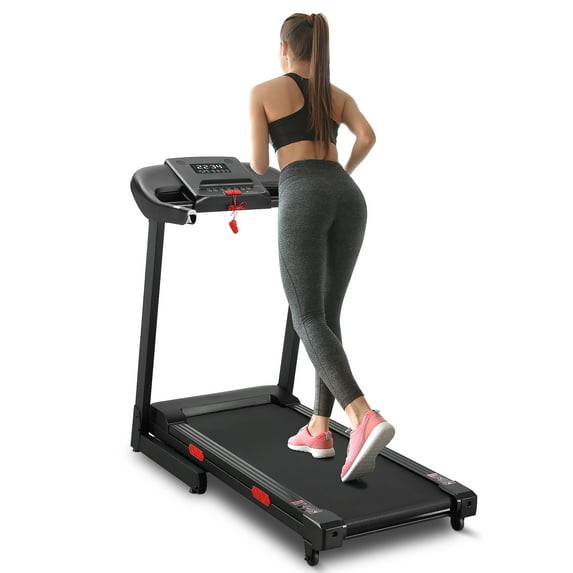 Mousport 15Level Treadmill with Incline Voice Control Foldable Compact treadmill Smart Display for Adults Family Exercise